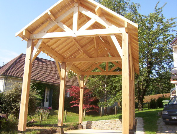 Construction d'un appentis en bois pour surélévation d'une maison dans le 78 